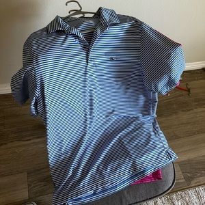 Blue vineyard vines golf polo